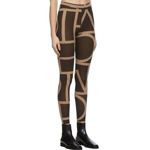 Totême‎ Monogram Leggings Size Small Brown